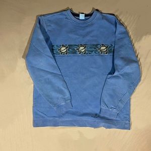 Blue turtle crewneck XL